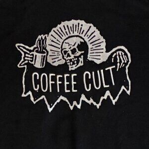 Coffee Cult Black Graphic Hoodie Sweatshirt